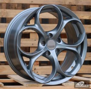 Ratlankis R17x7.5  5X110  ET  32  65.1  L1664  Gun Metal (GM)  For ALFA  (Z5)