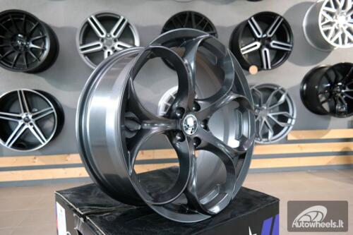 Ratlankis R17x7.5  5X110  ET  32  65.1  L1664  Gun Metal (GM)  For ALFA  (Z6)
