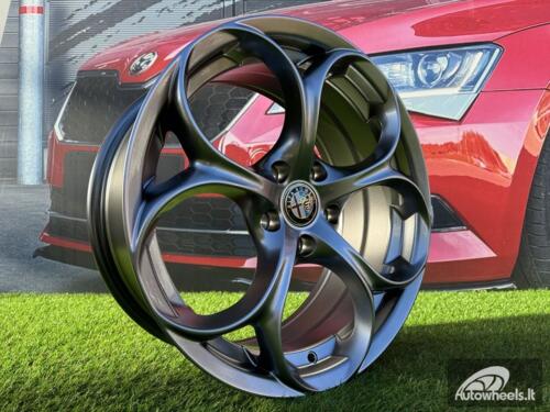 Ratlankis R19x9  5X110  ET  34  65.1  L1664  (1664198004S)  Hyper Black (HB)  For ALFA  (K4)  (REAR+FRONT)