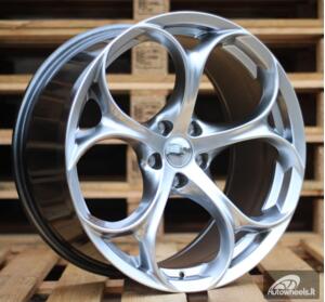 Ratlankis R19x9  5X110  ET  34  65.1  L1664  (1664198004S)  Hyper Black (HB)  For ALFA  (K4+Z6)  (REAR+FRONT)