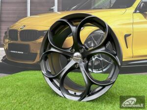 Ratlankis R19x8  5X110  ET  33  65.1  L1664  Gun Metal (GM)  For ALFA  (Z5+K4)  (Rear+Front)