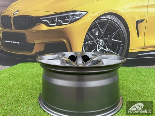 Ratlankis R19x8  5X110  ET  33  65.1  L1664  Gun Metal (GM)  For ALFA  (Z5+K4)  (Rear+Front)
