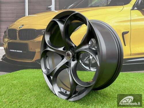 Ratlankis R19x8  5X110  ET  33  65.1  L1664  Gun Metal (GM)  For ALFA  (Z5)  (Rear+Front)