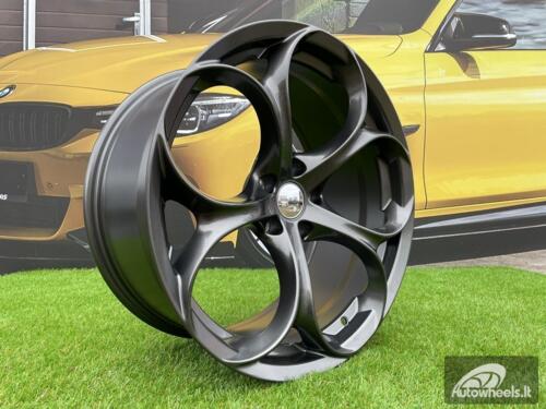 Ratlankis R19x8  5X110  ET  33  65.1  L1664  Gun Metal (GM)  For ALFA  (Z5)  (Rear+Front)