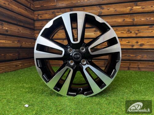 Ratlankis R17x6.5  4X100  ET  43  60.1  L2093  Black Polished (MB)  For RACIN  (Z6)