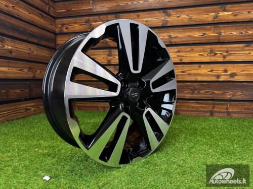 Ratlankis R17x6.5  4X100  ET  43  60.1  L2093  Black Polished (MB)  For RACIN  (Z6)