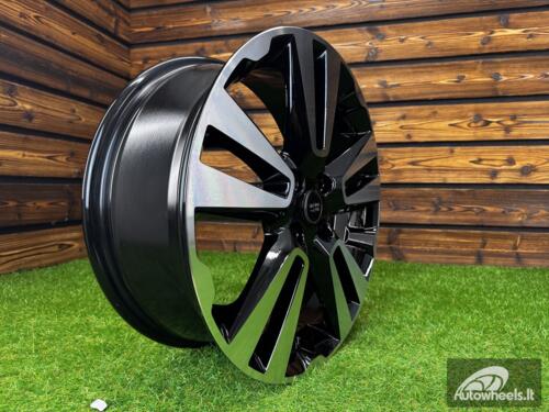 Ratlankis R17x6.5  4X100  ET  43  60.1  L2093  Black Polished (MB)  For RACIN  (Z6)