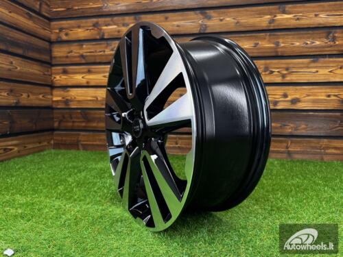 Ratlankis R17x6.5  4X100  ET  43  60.1  L2093  Black Polished (MB)  For RACIN  (Z6)