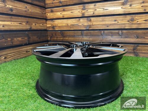Ratlankis R17x6.5  4X100  ET  43  60.1  L2093  Black Polished (MB)  For RACIN  (Z6)
