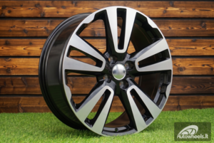 Ratlankis R17x6.5  4X100  ET  43  60.1  L2093  Black Polished (MB)  For RACIN  (Z6)