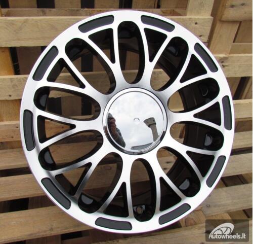 Ratlankis R16x6.5  4X98  ET  35  58.1  LU392  Black Polished (MB)  For FIAT  (D1)