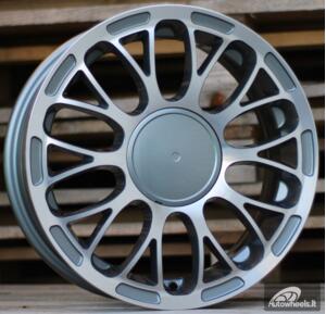 Ratlankis R15x6  4X98  ET  35  58.1  LU392  Grey Polished+Powder Coating (MGPC)  For FIAT  (P1)