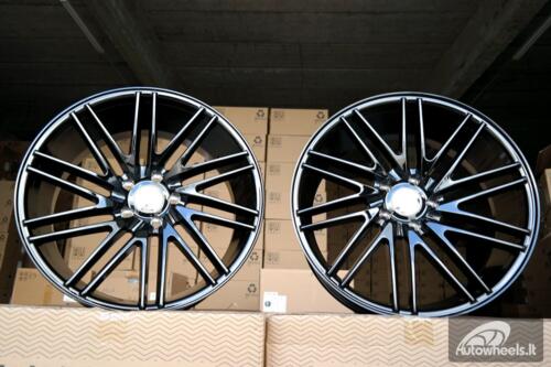 Ratlankis R20x9.5  5X120  ET  38  72.6  LU579  (M+6L)  Black (BL)  For RACIN  (K7)  (  Vossen Style (Left Rear))