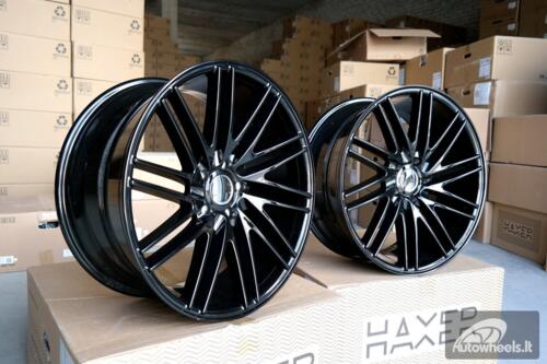 Ratlankis R20x9.5  5X120  ET  38  72.6  LU579  (M+6L)  Black (BL)  For RACIN  (K7)  (  Vossen Style (Left Rear))