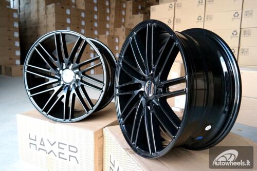 Ratlankis R20x9.5  5X120  ET  38  72.6  LU579  (M+6L)  Black (BL)  For RACIN  (K7)  (  Vossen Style (Left Rear))
