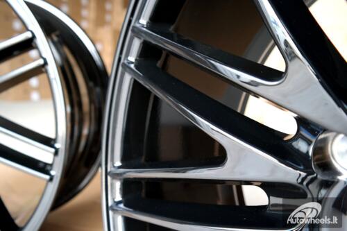 Ratlankis R20x9.5  5X120  ET  38  72.6  LU579  (M+6L)  Black (BL)  For RACIN  (K7)  (  Vossen Style (Left Rear))