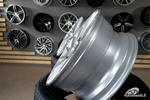 Ratlankis R20x8.5  5X120  ET  33  72.6  LU589  (M7L)  Polished Silver (MS)  For RACIN  (K7)  (  Vossen Style (Left Front))
