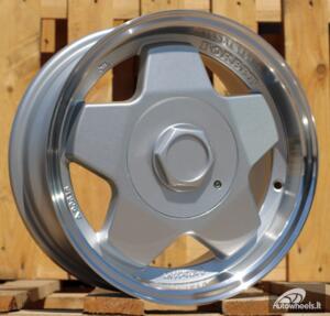 Ratlankis R14x6.5  8X100/114  ET  25  73.1  LU858  Silver+Polished Lip (SP)  For RACIN  (K3)  ((MSLIP)BORBET)