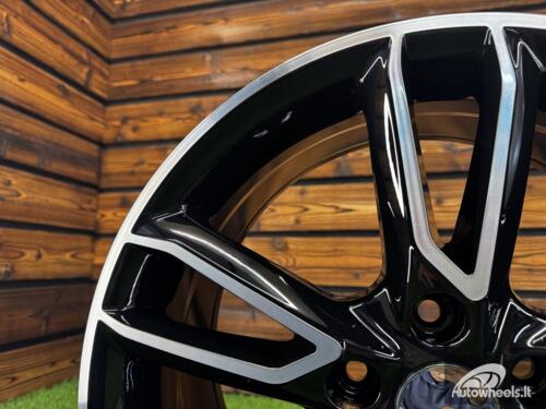 Ratlankis R18x7.5  5X114.3  ET  48  67.1  M502  (FR560)  Black Polished (MB)  For MAZDA  (P1)