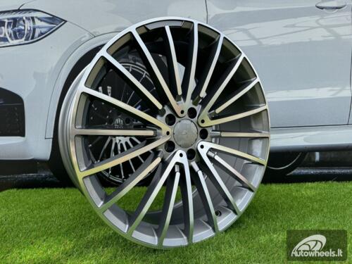 Ratlankis R22x9  5X112  ET  32  66.6  MR532  (IN0235)  Grey Polished (MG)  For MER  (K7)  (Rear+Front )