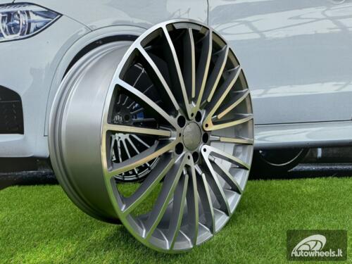 Ratlankis R22x9  5X112  ET  32  66.6  MR532  (IN0235)  Grey Polished (MG)  For MER  (K7)  (Rear+Front )