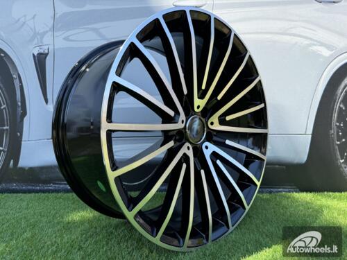 Ratlankis R19x9.5  5X112  ET  38  66.6  MR532  (IN0235)  Black Polished (MB)  For MER  (K7)  (Rear+Front)