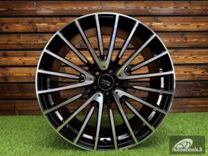 Ratlankis R22x10.5  5X112  ET  40  66.6  MR532  (IN0235)  Black Polished (MB)  For MER  (Z6)  (REAR+FRONT)