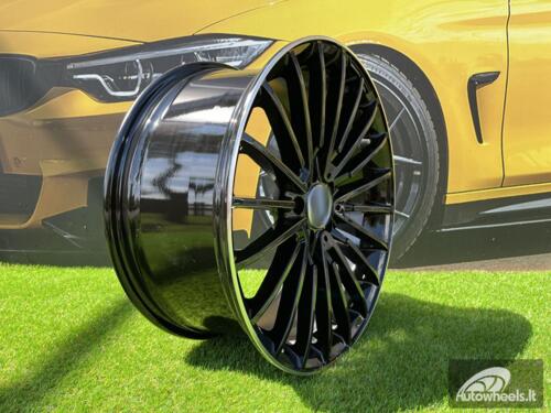 Ratlankis R20x8.5  5X112  ET  38  66.6  MR532  (BY1779)  Black+Polished Lip (BLPL)  For MER  (P+Z4)  (Rear+Front)