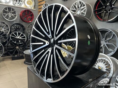 Ratlankis R21x9  5X112  ET  30  66.6  MR532  (BY1779)  Black Polished (MB)  For MER  (P)  (Rear+Front)