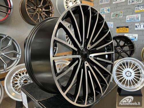 Ratlankis R21x9  5X112  ET  30  66.6  MR532  (BY1779)  Black Polished (MB)  For MER  (P)  (Rear+Front)