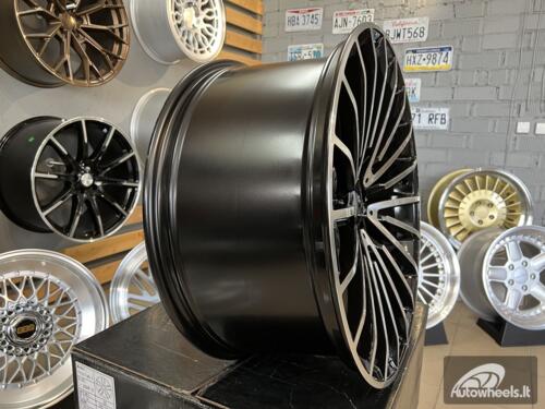 Ratlankis R21x10  5X112  ET  40  66.6  MR532  (BY1779)  Black Polished (MB)  For MER  (P)  (Rear+Front)