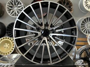 Ratlankis R20x8.5  5X112  ET  38  66.6  MR532  (BY1779)  Black Polished (MB)  For MER  (Z2)  (Rear+Front)