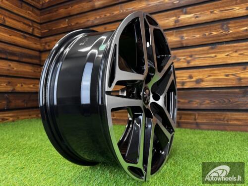 Ratlankis R17x7.5  4X108  ET  25  65.1  PG534  (BK5516)  Black Polished (MB)  For PEUG  (R)