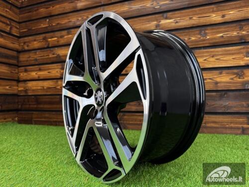 Ratlankis R17x7.5  4X108  ET  25  65.1  PG534  (BK5516)  Black Polished (MB)  For PEUG  (R)