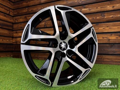 Ratlankis R16x7  5X108  ET  35  65.1  PG534  (BK5516)  Black Polished (MB)  For PEUG  (K2)