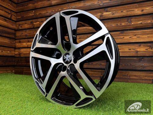 Ratlankis R16x7  5X108  ET  35  65.1  PG534  (BK5516)  Black Polished (MB)  For PEUG  (K2)