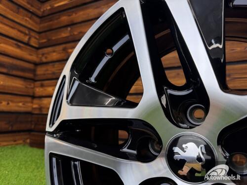 Ratlankis R16x7  5X108  ET  35  65.1  PG534  (BK5516)  Black Polished (MB)  For PEUG  (K2)