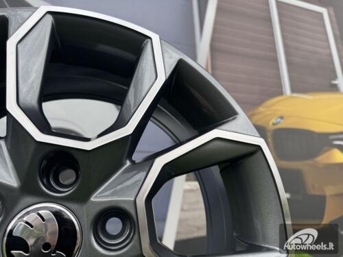 Ratlankis R18x8  5X112  ET  42  57.1  SK516  (IN5474)  Grey Polished (MG)  For SKODA  (Z6)