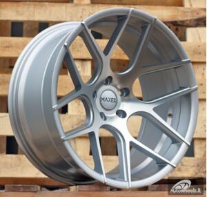 Ratlankis R20x10  5X120  ET  0  74.1  SSA03  (HX022)  Polished Silver Half Matt (MSHM)  For HAXER  (Z2)  (Rear+Front)