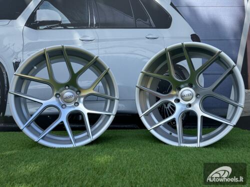 Ratlankis R20x10  5X120  ET  0  74.1  SSA03  (HX022)  Polished Silver Half Matt (MSHM)  For HAXER  (Z3)  (Rear+Front)