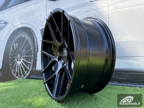 Ratlankis R18x8  5X120  ET  35  72.6  SSA03  (HX022)  Black Half Matt (BLHM)  For HAXER  (P)  (Rear+Front)