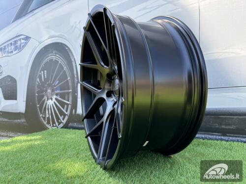 Ratlankis R18x8  5X120  ET  35  72.6  SSA03  (HX022)  Black Half Matt (BLHM)  For HAXER  (P)  (Rear+Front)