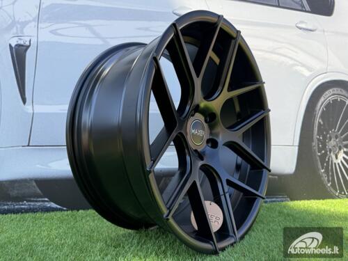 Ratlankis R18x8  5X120  ET  35  72.6  SSA03  (HX022)  Black Half Matt (BLHM)  For HAXER  (P)  (Rear+Front)