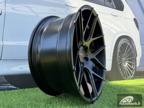 Ratlankis R18x8  5X120  ET  35  72.6  SSA03  (HX022)  Black Half Matt (BLHM)  For HAXER  (P)  (Rear+Front)