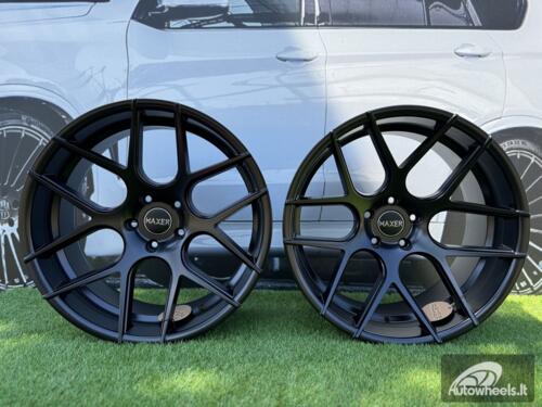 Ratlankis R18x8  5X120  ET  35  72.6  SSA03  (HX022)  Black Half Matt (BLHM)  For HAXER  (P)  (Rear+Front)