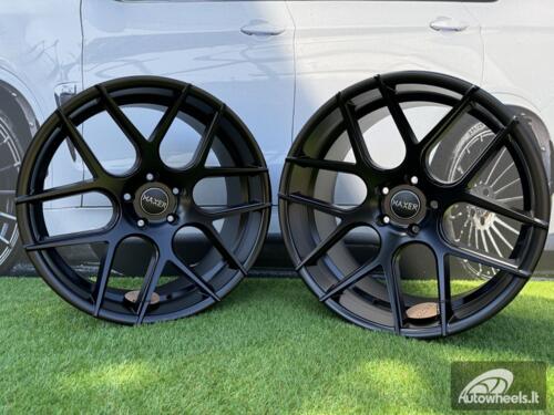 Ratlankis R18x8  5X120  ET  35  72.6  SSA03  (HX022)  Black Half Matt (BLHM)  For HAXER  (P)  (Rear+Front)