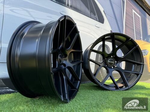 Ratlankis R18x8  5X120  ET  35  72.6  SSA03  (HX022)  Black Half Matt (BLHM)  For HAXER  (P)  (Rear+Front)