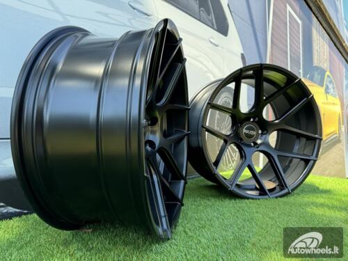 Ratlankis R18x8  5X120  ET  35  72.6  SSA03  (HX022)  Black Half Matt (BLHM)  For HAXER  (P)  (Rear+Front)