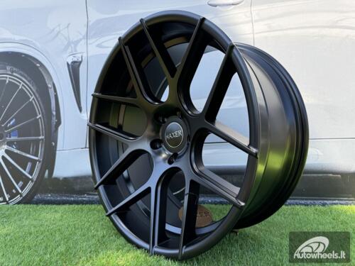 Ratlankis R18x8  5X120  ET  35  72.6  SSA03  (HX022)  Black Half Matt (BLHM)  For HAXER  (P1+Z1)  (Rear+Front)