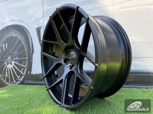 Ratlankis R18x8  5X120  ET  35  72.6  SSA03  (HX022)  Black Half Matt (BLHM)  For HAXER  (P1+Z1)  (Rear+Front)